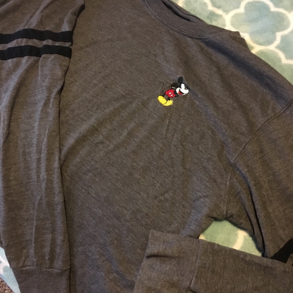 Mikey embroidered long sleeve shirt